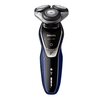 飞利浦S5351 男士理容升级之选，三刀头充电式剃须刀深度体验